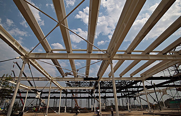 煙臺管桁架工程吊點的選擇辦法